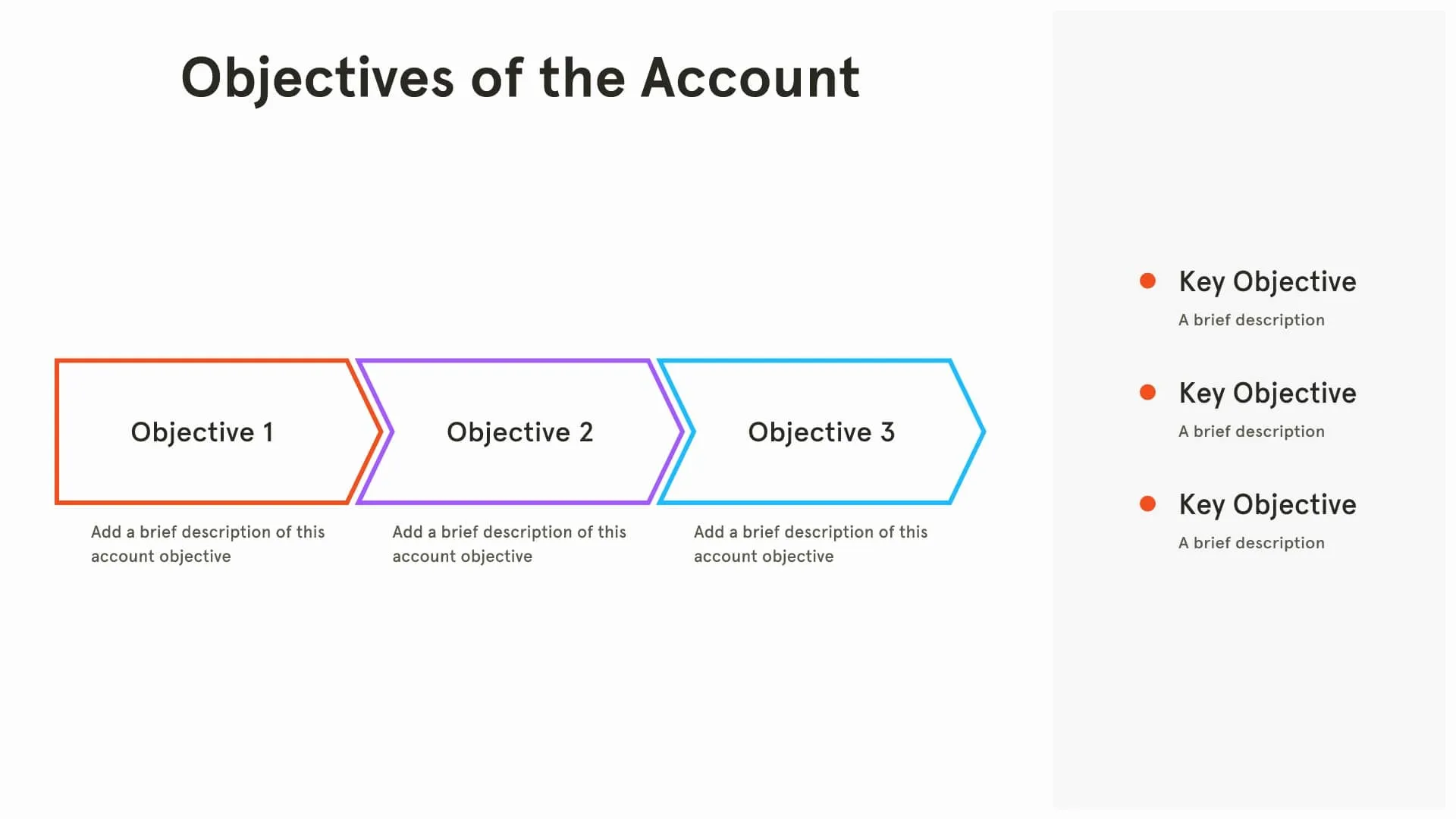 Objectives of the Accounts